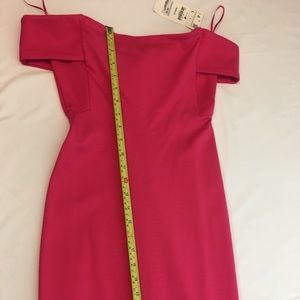 NWT! Zara pink OTS midi dress💗